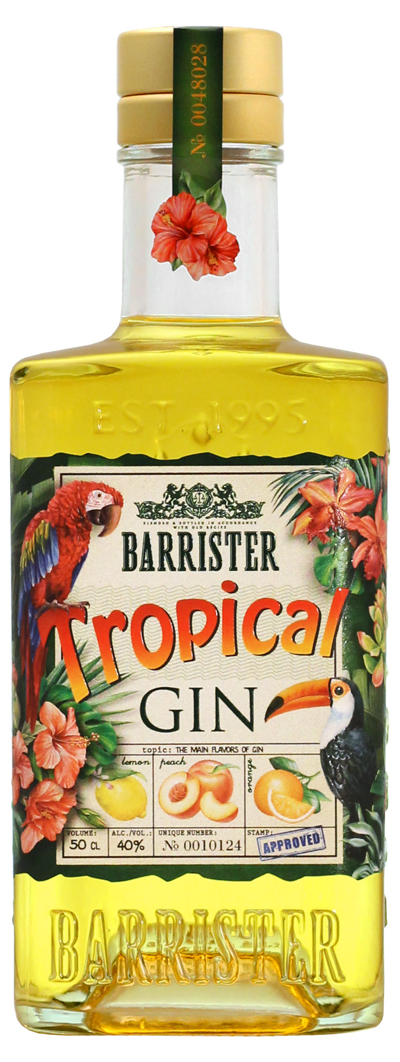 Джин Barrister Tropical Россия, 0,5 л