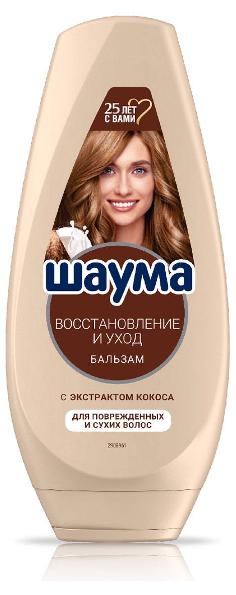 Бальзам для волос «Шаума» Восстановление и уход для поврежденных и сухих волос, 300 мл