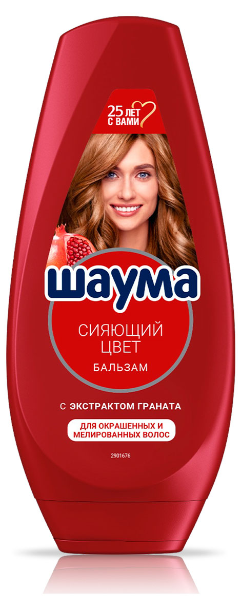 Бальзам для волос «Шаума» Сияющий цвет для окрашенных и мелированных волос, 300 мл