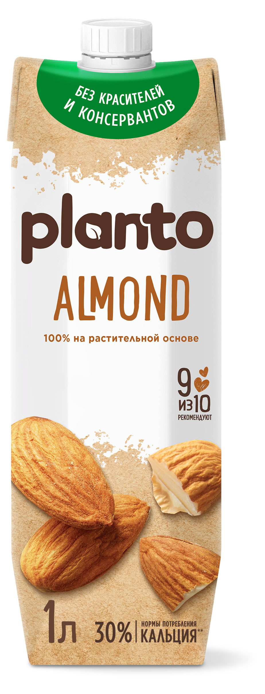 Напиток на растительной основе Planto Almond миндаль 1,2%, 1 л
