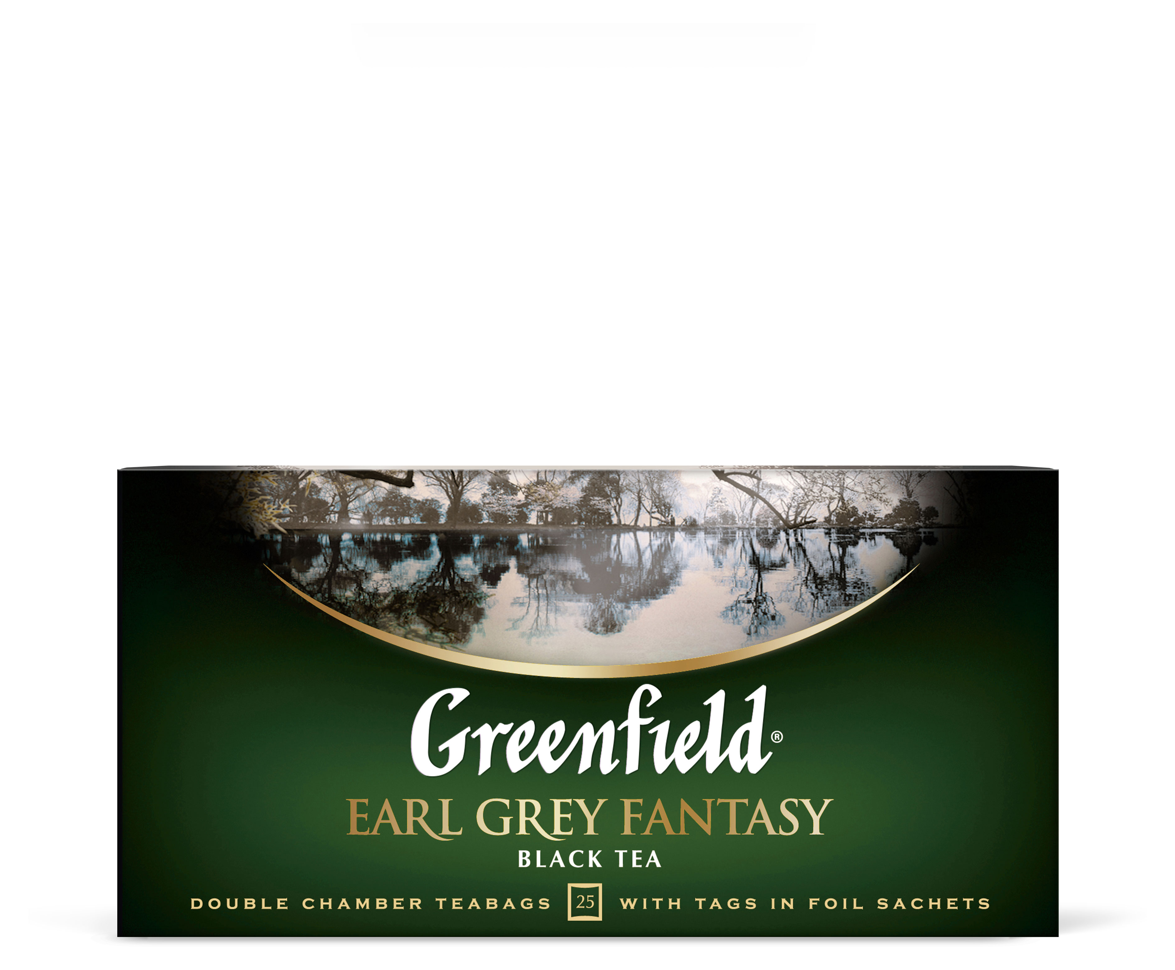 Чай черный Greenfield Earl Grey Fantasy с ароматом бергамота в пакетиках, 25 шт