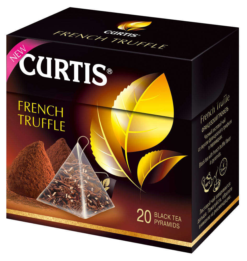 Чай черный CURTIS Hawaii Sunkiss с тропическим ароматом в пирамидках, 20х1,7 г