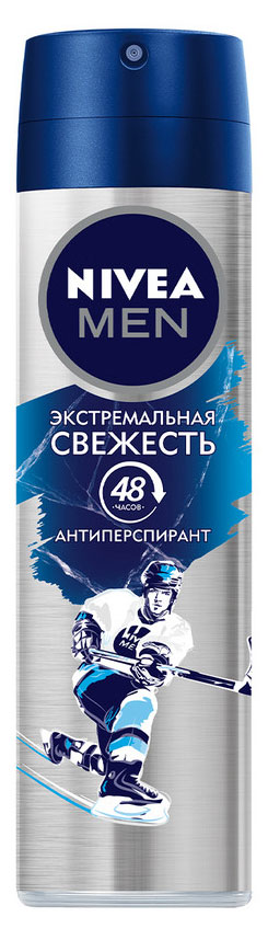 Дезодорант-антиперспирант спрей NIVEA MEN Экстремальная свежесть с ментолом, 150 мл