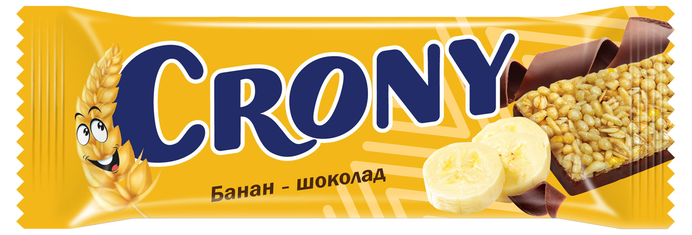 Батончик злаковый «ЛЕОВИТ» CRrony банан шоколад, 50 г