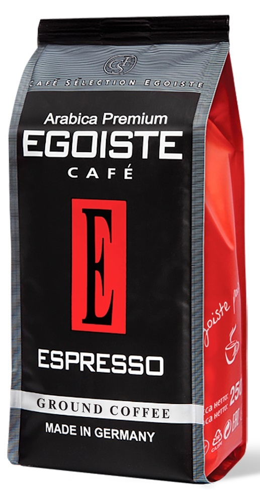 Кофе молотый Egoiste Espresso, 250 г