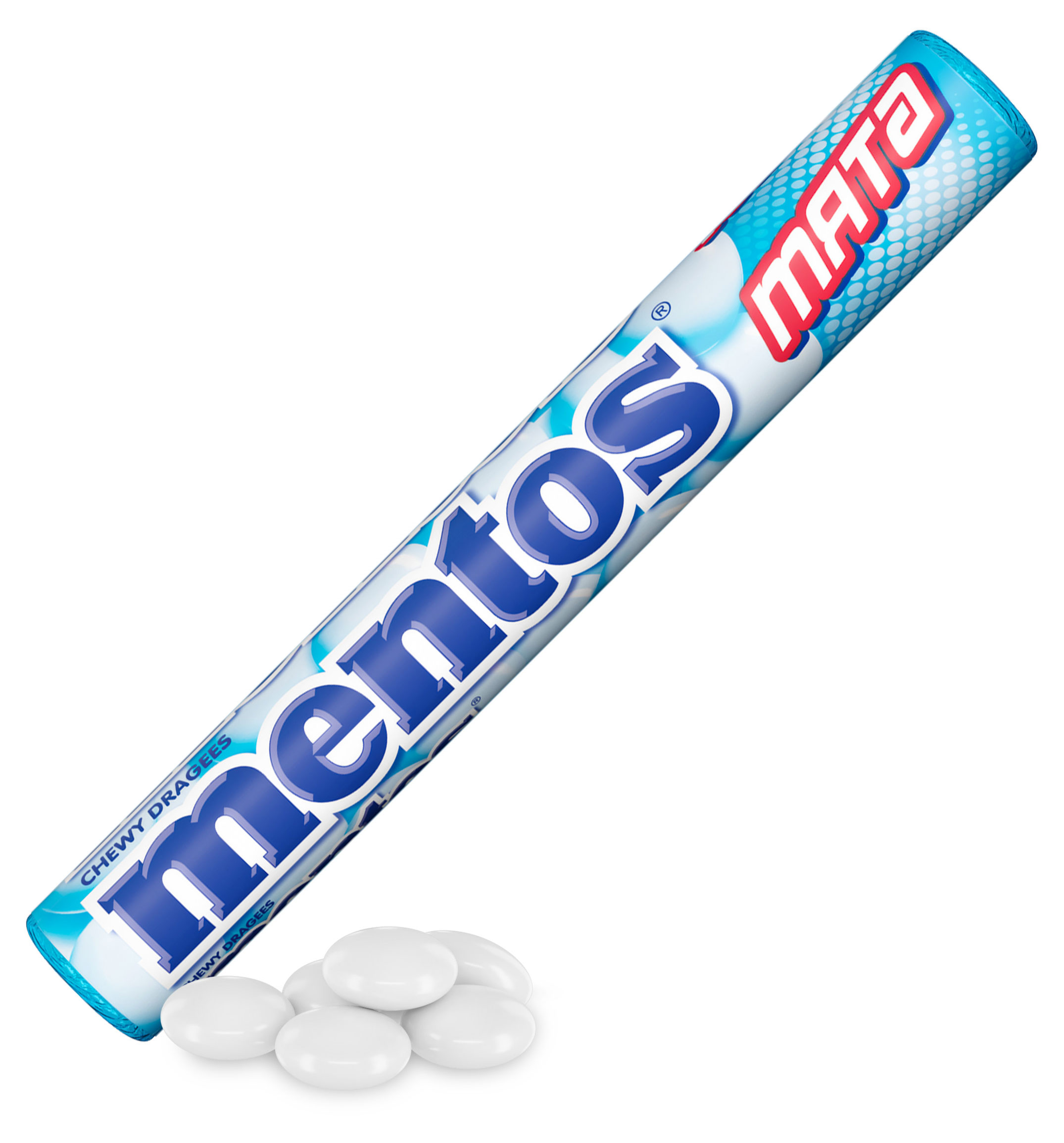 Драже жевательные Mentos Мята Китай, 37,5 г