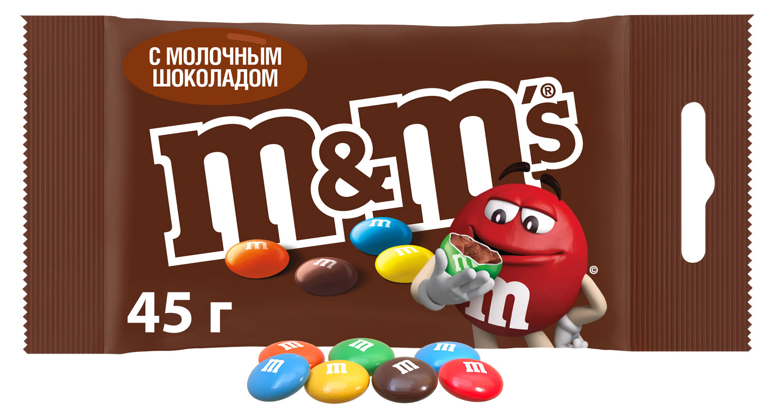 Конфеты M&M's Драже c молочным шоколадом, 45 г