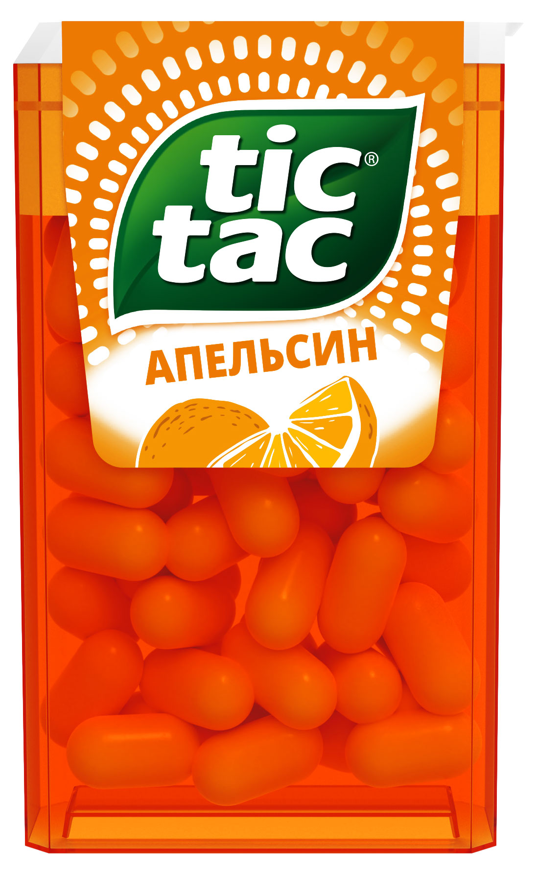 Драже Tic Tac со вкусом апельсина Ирландия, 16 г