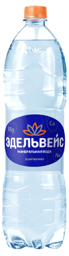 Вода минеральная «Эдельвейс» лечебная с газом, 1,5 л