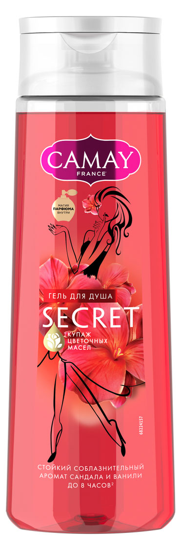 Гель для душа Camay Secret Bliss Тайное блаженство, 250 мл