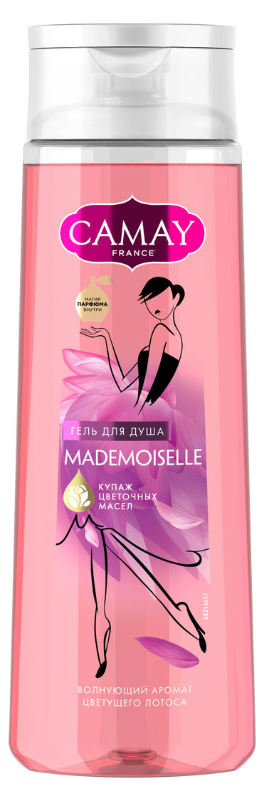 Гель для душа Camay с ароматом цветущего лотоса, 250 мл