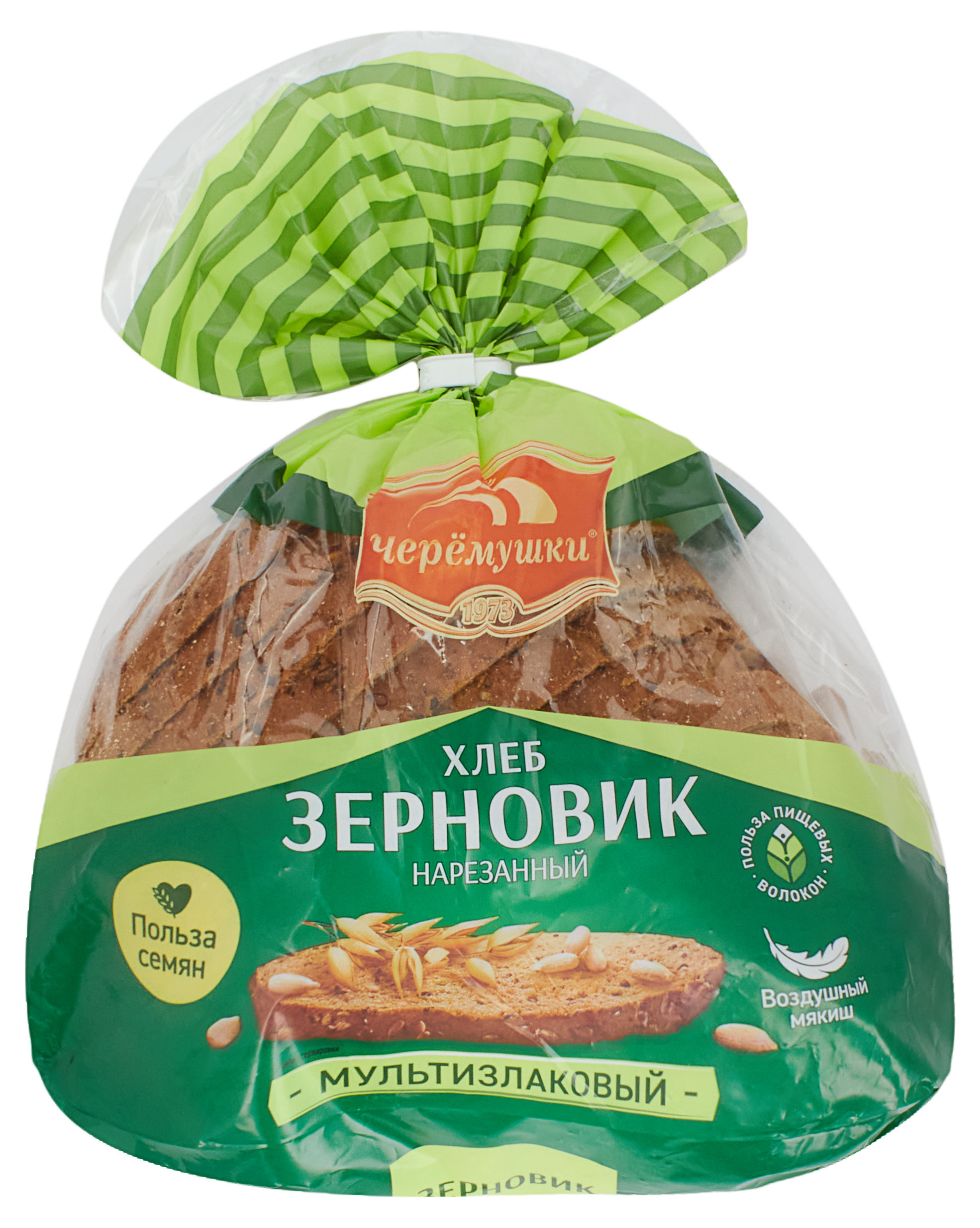 Хлеб мультизлаковый «Черемушки» Зерновик нарезка, 460 г