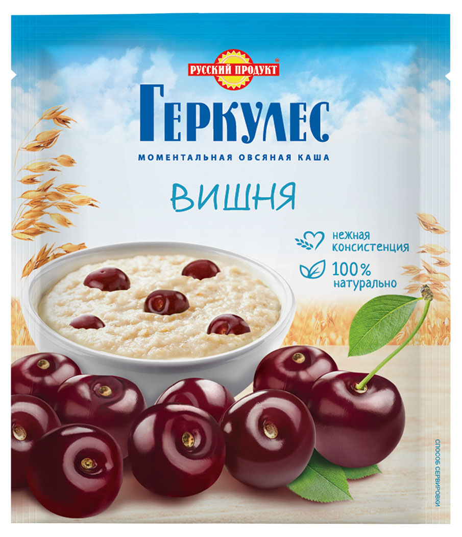 Каша овсяная «Геркулес» с вишней, 35 г