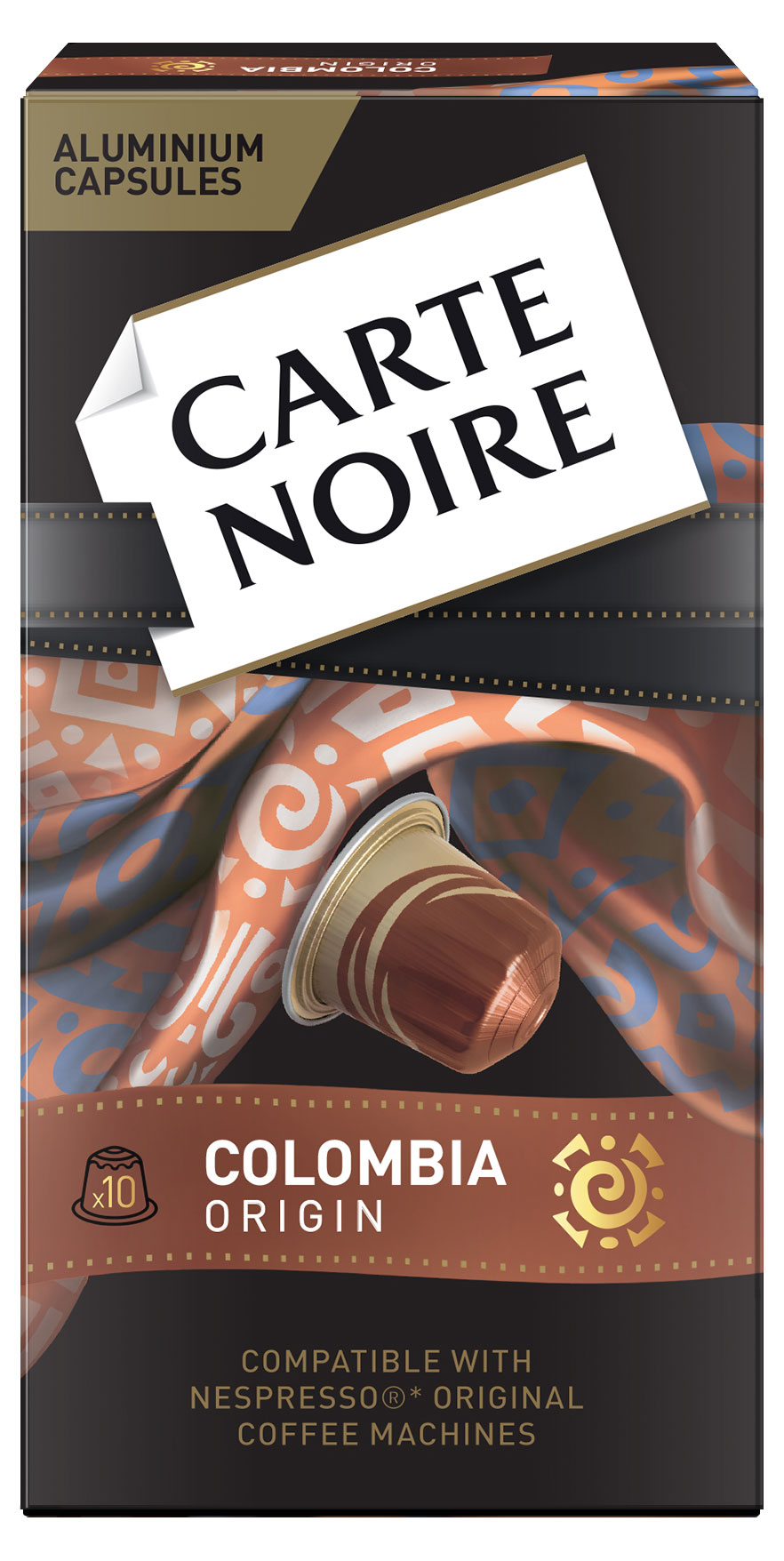 Кофе в капсулах Carte Noire Colombia Origin для системы Nespresso 10 шт Франция, 52 г