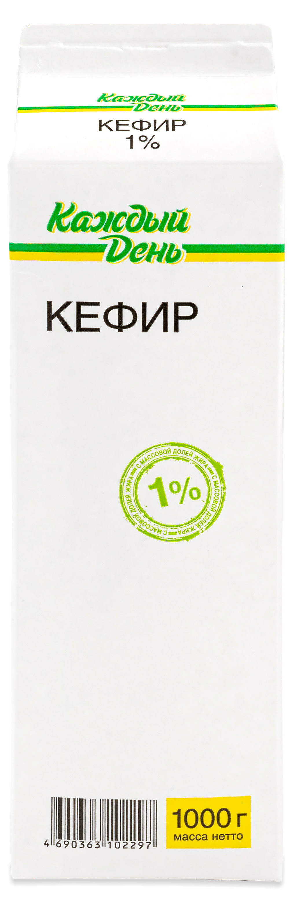 Кефир «Каждый день» 1% БЗМЖ, 1 л