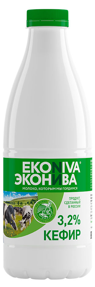 Кефир «ЭкоНива» 3,2% БЗМЖ, 1 кг