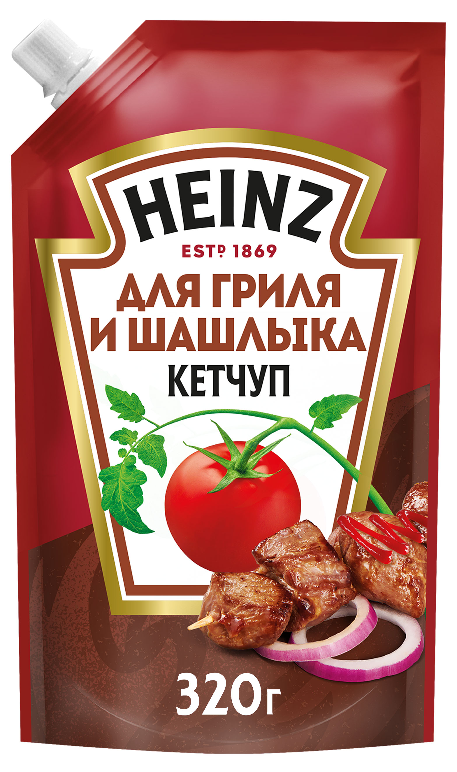 Кетчуп томатный Heinz для гриля и шашлыка, 320 г