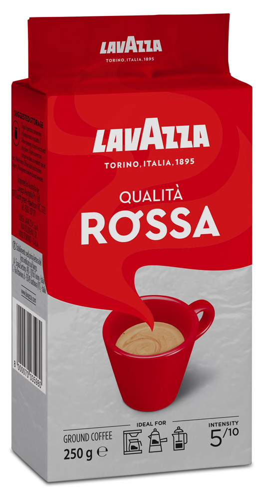 Кофе молотый Lavazza Qalita Rossa Италия, 250 г