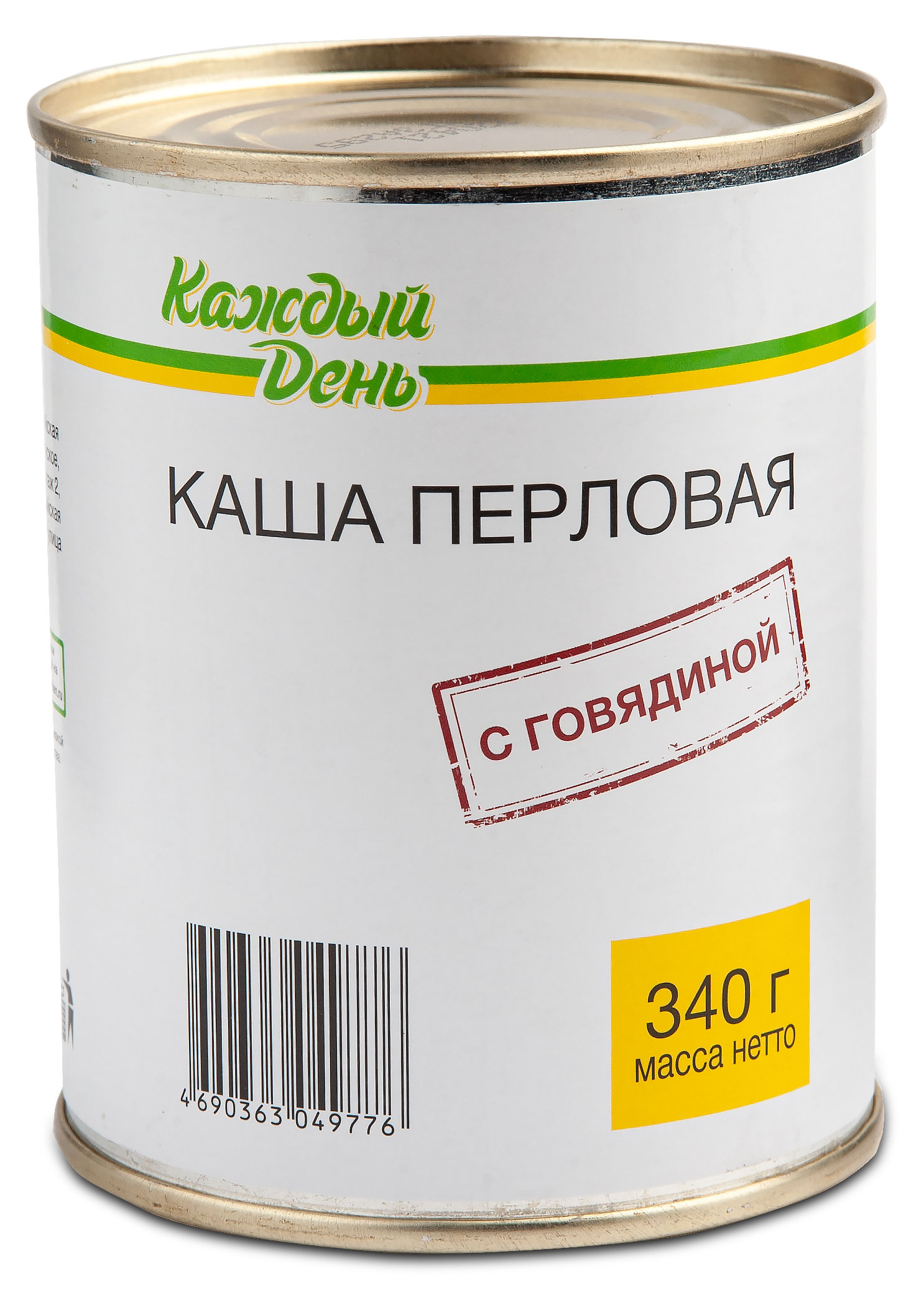 Каша перловая «Каждый день» с говядиной, 340 г