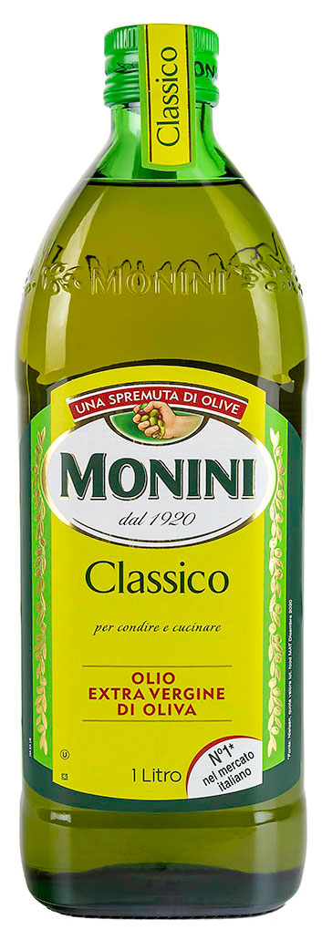 Масло оливковое Monini Extra Virgin нерафинированное, 1 л