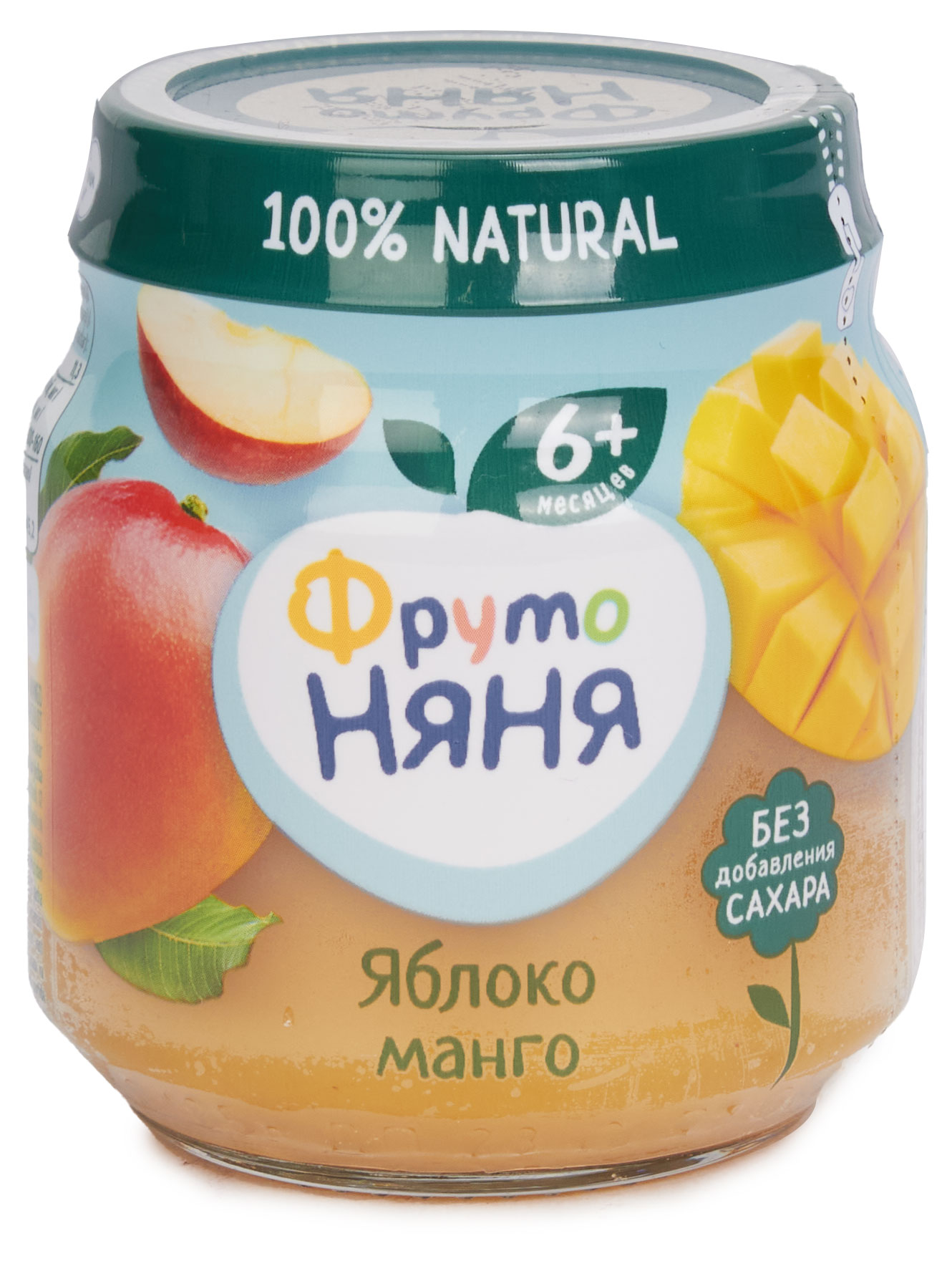 Пюре «ФрутоНяня» яблоко и манго с 6 мес., 100 г