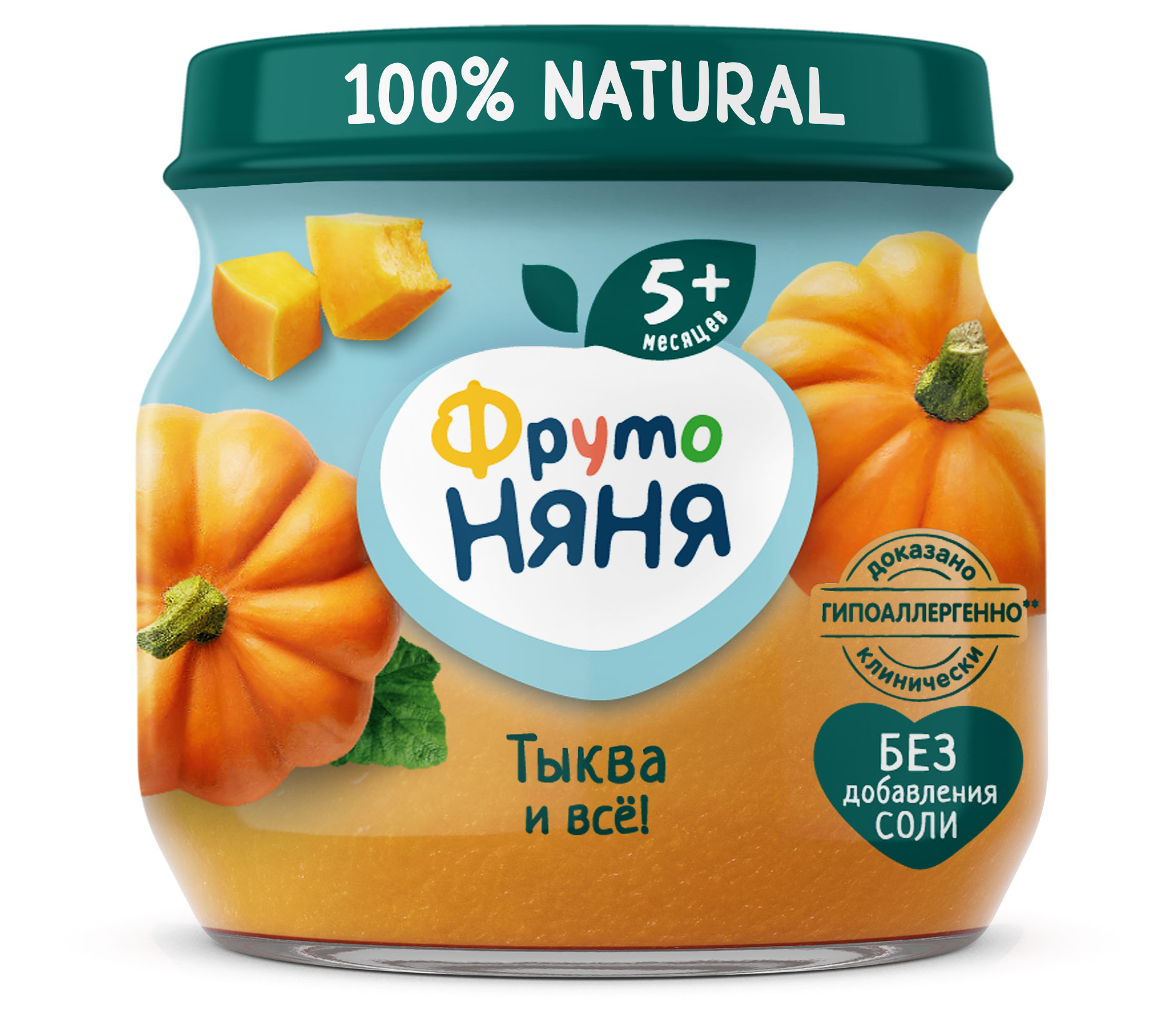 Пюре «ФрутоНяня» тыква с 5 мес., 80 г
