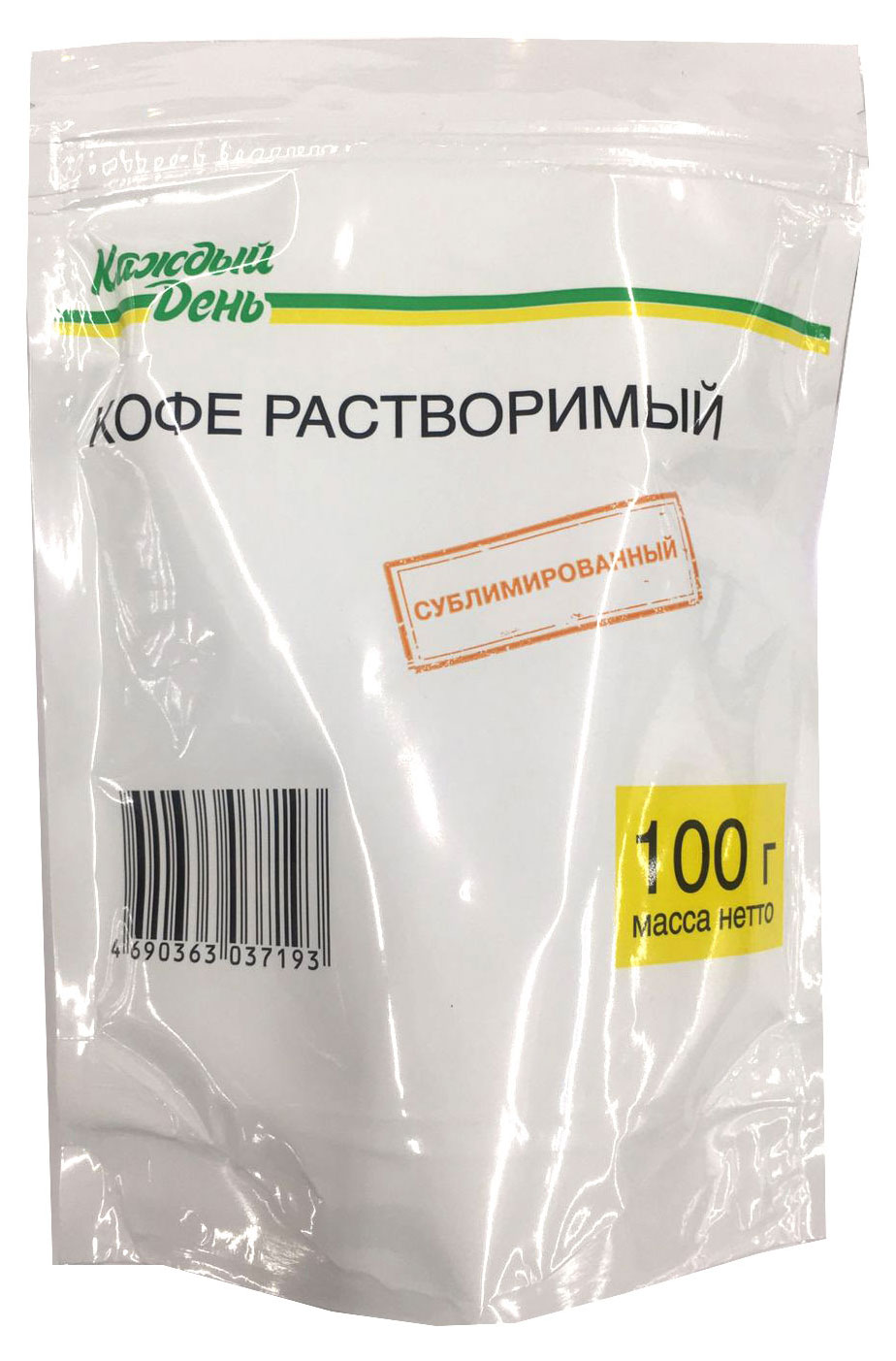 Кофе растворимый «Каждый день» сублимированный, 100 г