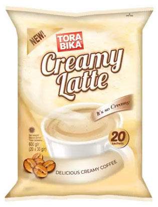 Кофе растворимый Torabika Creamy Latte, 20 шт х 30 г