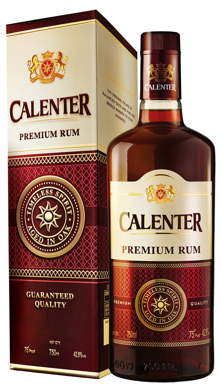 Ром Calenter Премиум в подарочной упаковке индия, 0,75 л