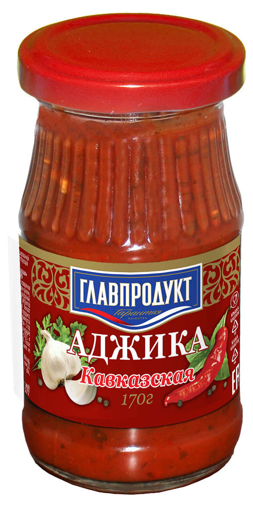 Аджика «ГЛАВПРОДУКТ» Кавказская, 170 г