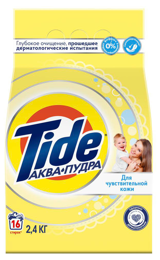 Стиральный порошок Tide Автомат Детский, 2.4 кг (16 стирок)