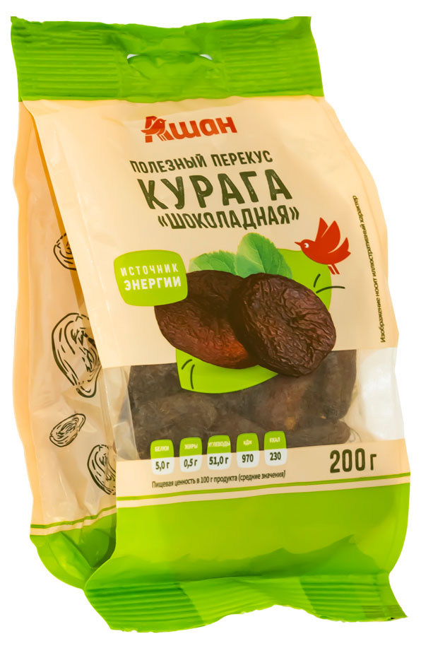 Шоколадная Курага АШАН Красная птица, 200 г