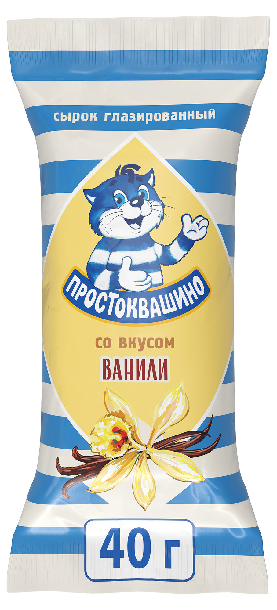 Сырок глазированный «Простоквашино» ваниль 23% БЗМЖ, 40 г