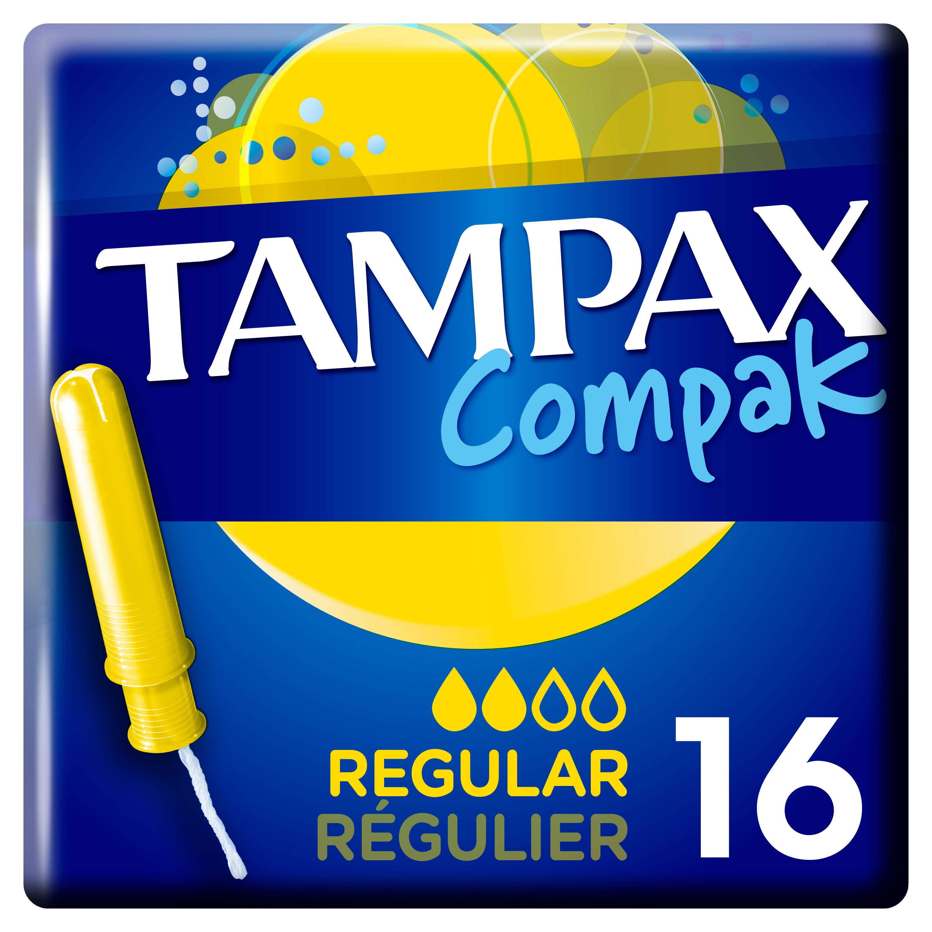 Тампоны гигиенические Tampax Compak Regular с аппликатором, 16 шт