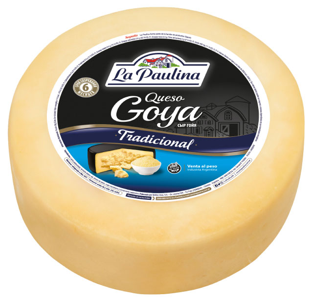 Сыр твердый La Paulina Гойя 40% БЗМЖ Аргентина, вес