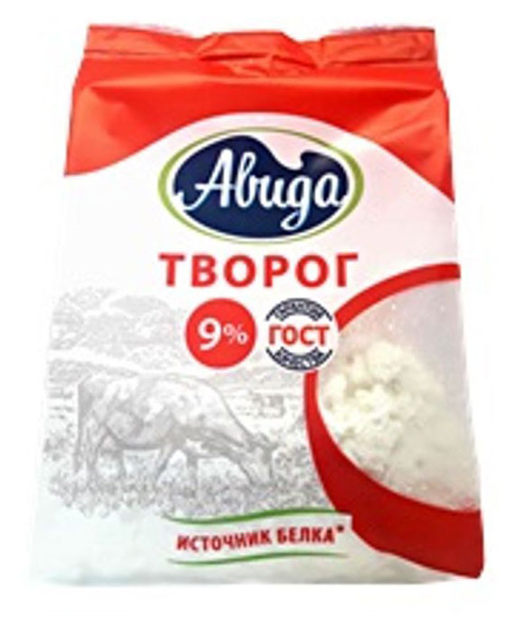 Творог «Авида» 9% БЗМЖ, 300 г