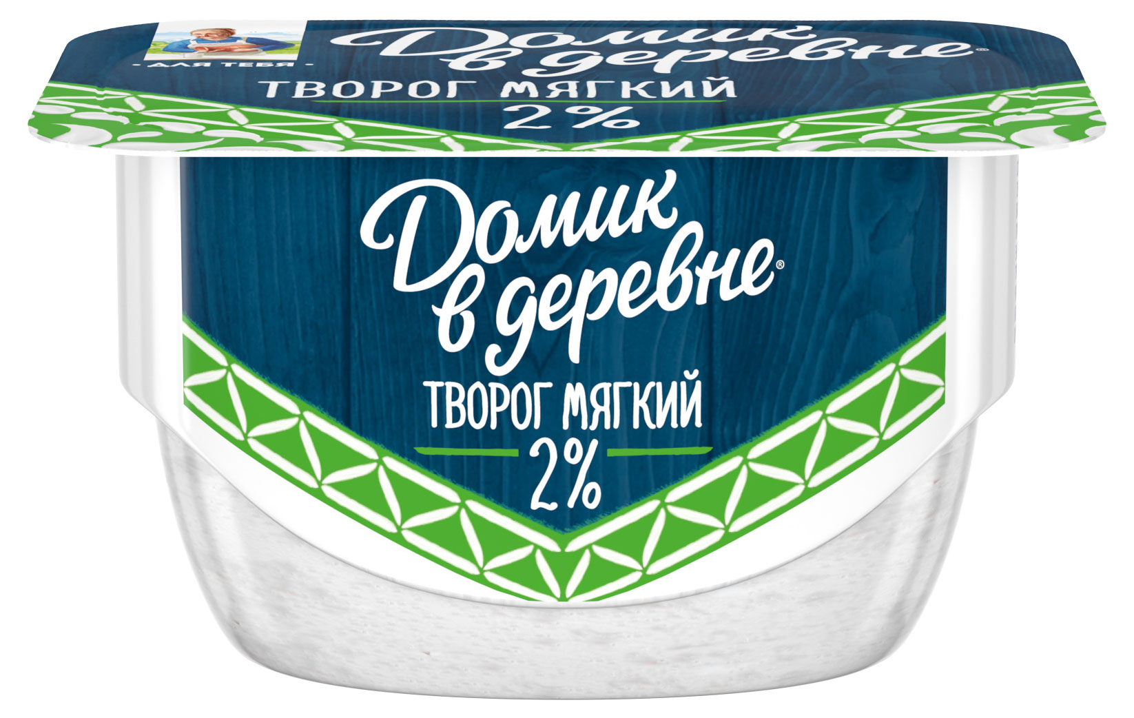 Творог «Домик в деревне» мягкий 2% БЗМЖ, 115 г