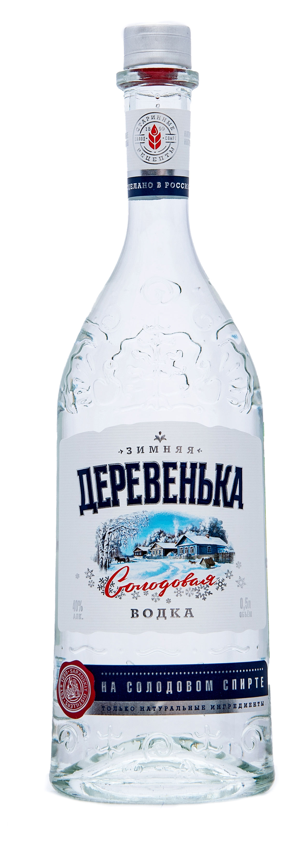 Водка «Зимняя Деревенька» Россия, 0,5 л