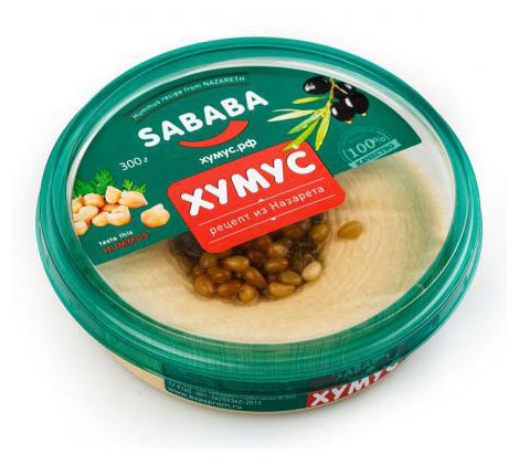 Хумус SABABA рецепт из Назарета, 300 г