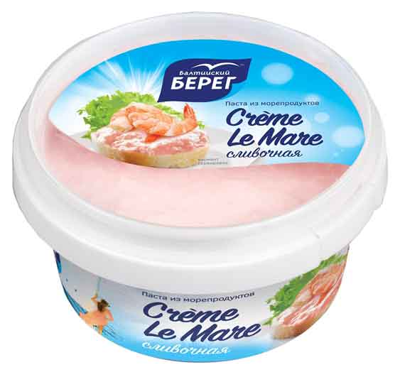 Паста из морепродуктов «Балтийский Берег» Creme Le Mare сливочная, 150 г