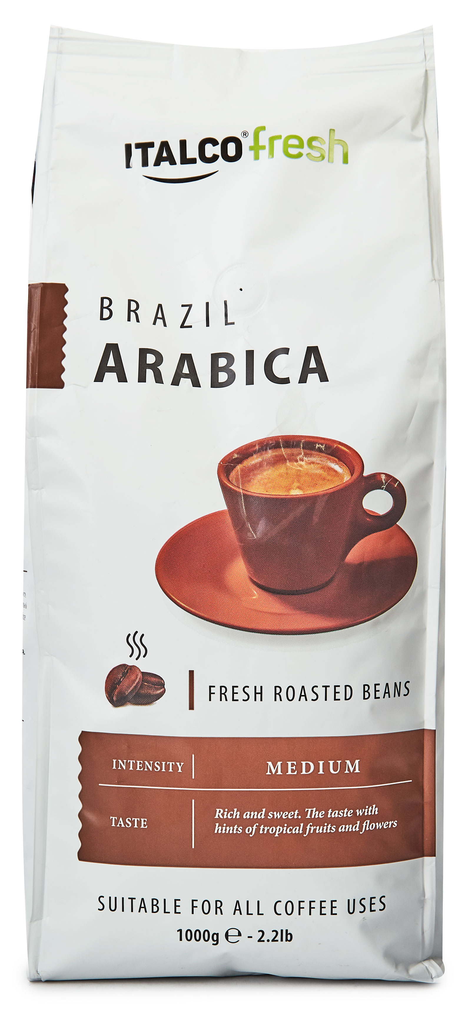 Кофе в зернах ITALCO Arabica Brazil, 1 кг