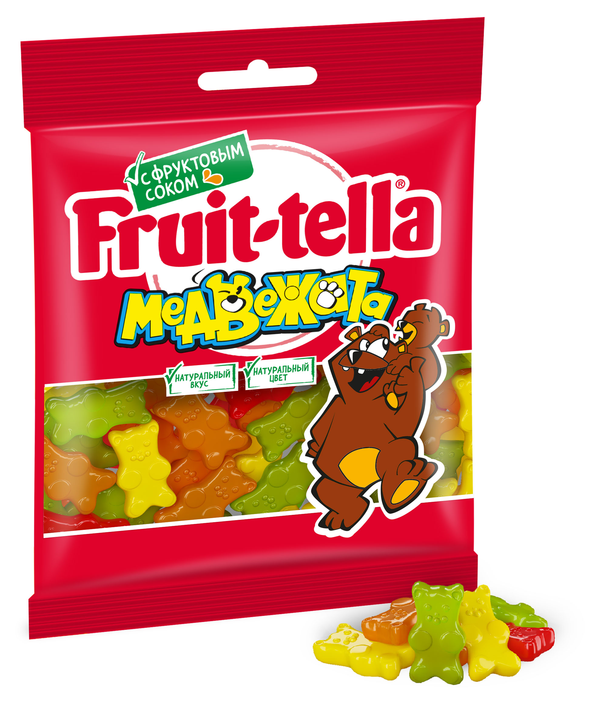 Мармелад жевательный Fruittella Медвежата, 70 г