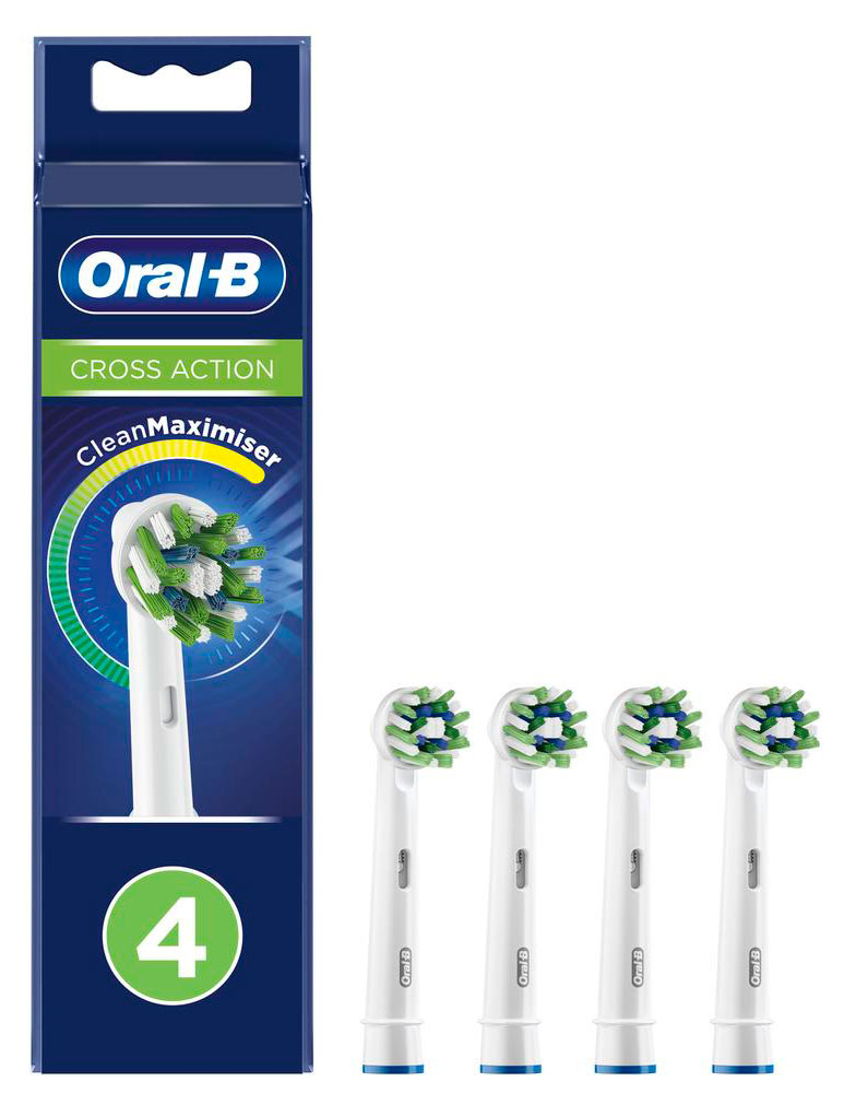 Насадки для электрических зубных щеток Oral-B Cross Action, 4 шт