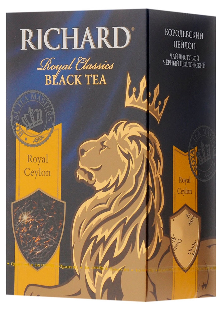 Чай черный Richard Royal Ceylon цейлонский листовой, 90 г