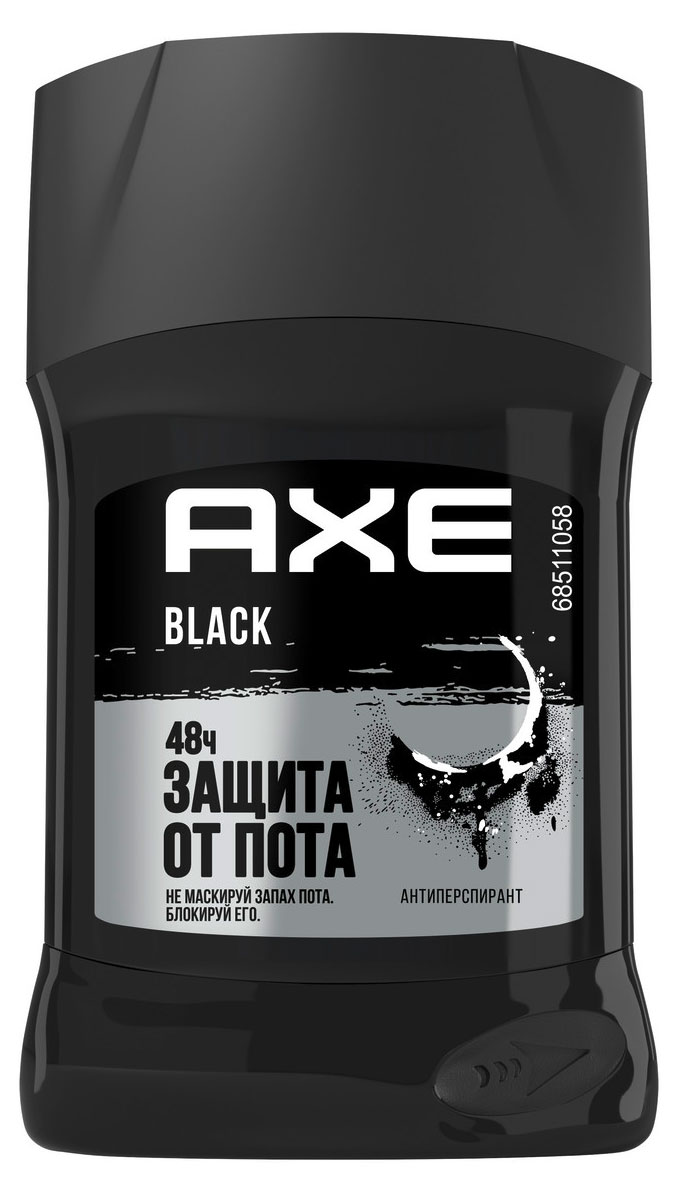 Дезодорант-антиперспирант стик «Акс» Black, 50 мл