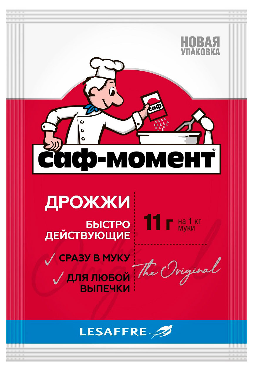 Дрожжи сухие «Саф-Момент», 11 г