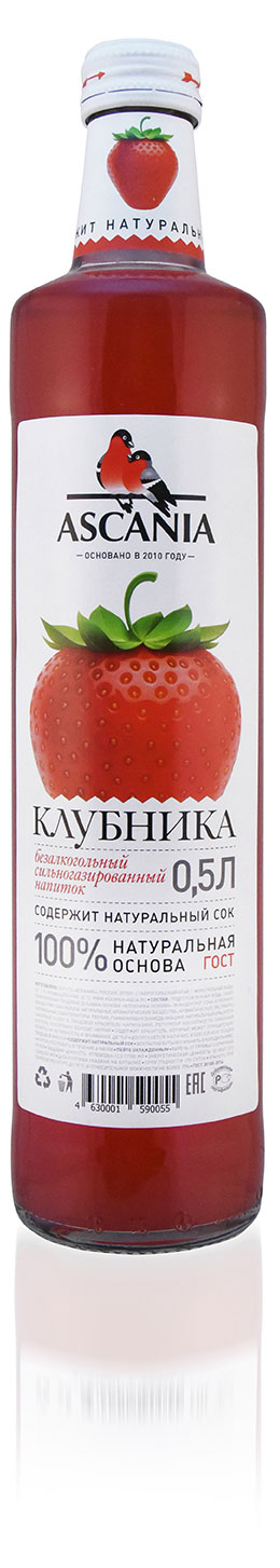 Напиток Ascania клубника, 500 мл