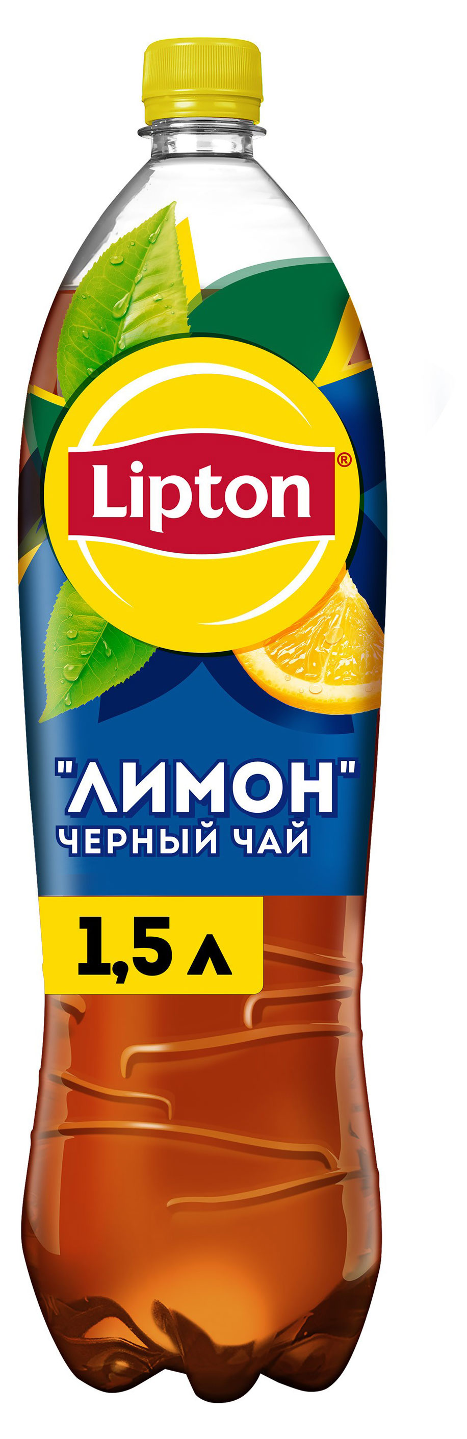 Чай черный Lipton лимон, 1,5л