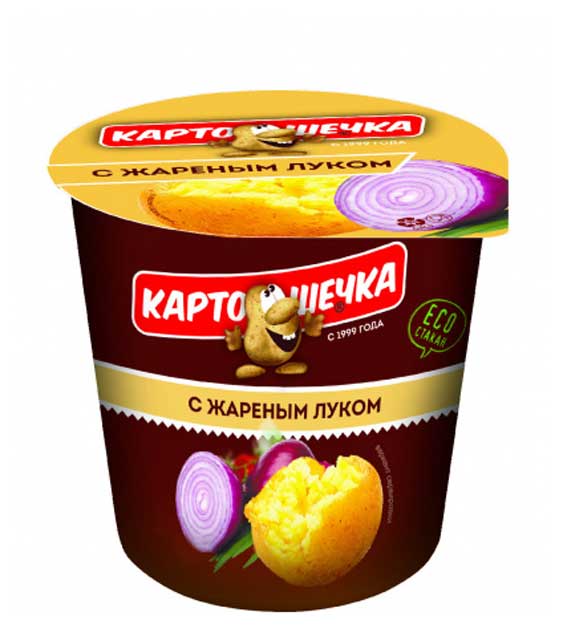 Пюре картофельное «Картошечка» с жареным луком, 41 г