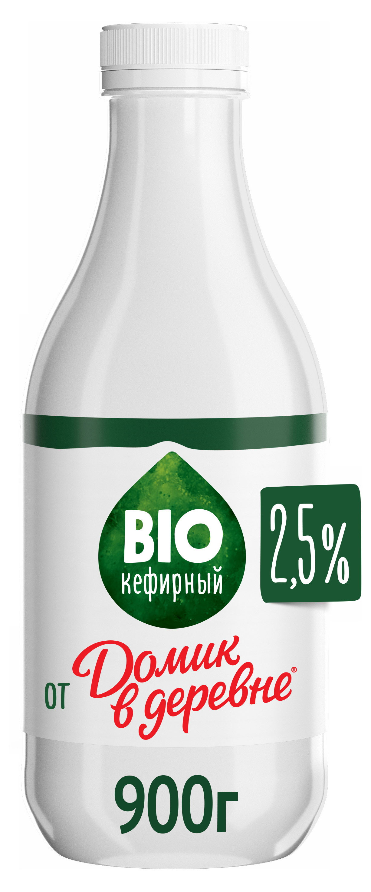 Кефир «Домик в деревне» BIO-кефирный 2,5% БЗМЖ, 900 г